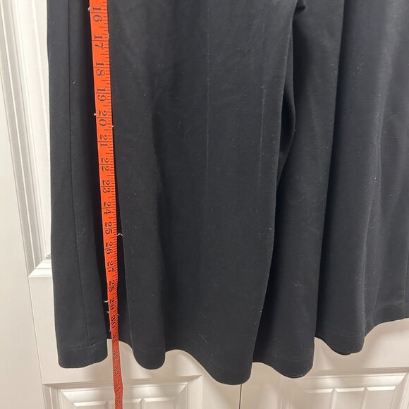 Uniqlo Elastic Waist Wide Leg Pleated Pants Black - S - Picture 4 of 6